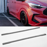 Ford Transit Custom MK2 2024 on SWB Side Skirt Splitters V2 In Gloss Black